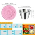 thumbnail image 3 of Hxoliqit Fridge Storage Dressing Containers Small Condiment With Lids Stainless Steel Cup Dipping Cups Container For Lunch Bento Box Green, 3 of 9