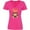 Cyber Pink, variant on Inktastic Pug Dog Gifts Women's V-Neck T-Shirt