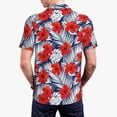 thumbnail image 6 of Wukai Leaves And Flowers Men’s Polo Shirts,Quick-Dry Athletic Shirt,Classic Fit Shirts-3X-Large, 6 of 8