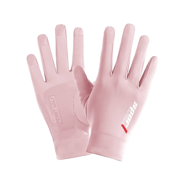 RXMEKW Cycling Gloves with Touchscreen Fingertips for Women and Men, Unisex Outdoor Sports Sun Protection Gloves for Spring and Summer Riding