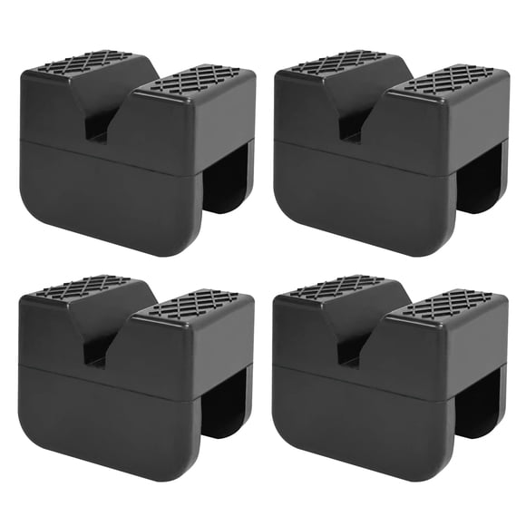 Adaptador universal de goma Jack Stand Pads TONDA, de 2 a 3 toneladas, paquete de 4