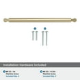 thumbnail image 4 of Amerock Balon 10-1/16 inch (256mm) Center-to-Center Golden Champagne Cabinet Pull, 4 of 6