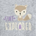 thumbnail image 3 of The Peanutshell Baby Sleep n Play Footed Pajamas for Boys or Girls, Purple Woodland, 3 Pack, Newborn to 9 Months, 3 of 8