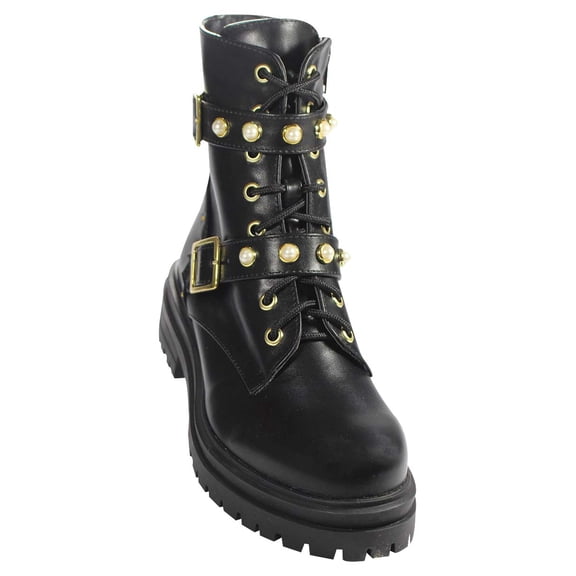 BOTIN CASUAL LEON MUJER NEGRO SINTETICO 18226