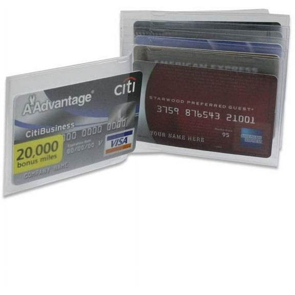 Hipster Wallet Inserts for Credit Cards - 6 Page