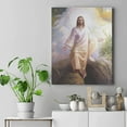 thumbnail image 5 of AEFER The Resurrected Christ Jesus Canvas Wall Art Print Poster Picture Modern Office Home Room Decor Unframe: 24x20inch(60x50cm), 5 of 6
