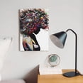 thumbnail image 6 of Aarocafa -Colorful Afro Silhouette Inner Frame Canvas Poster -Stretched Abstract Pop Art for Vibrant Spaces | Stretched Canvas Art | Modern Pop Art | Ready to Hang & Vibrant -8x12in -Inner Frame, 6 of 7