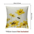 thumbnail image 4 of nygtbtfer  Summer Decorations for Home, Lumbar Pillow Decorative Throw Pilow Covers for Couch,Daisy Farmhouse Outdoor Cushion Case for Sofa Mustard Small Throw Pillow White, 4 of 7