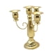 thumbnail image 5 of Candelabro de Metal con 4 velas, portavelas cónico, regalo decorativo de inauguración de la casa, elegante candelabro para Hotel, boda, chimenea Oro, 5 of 8