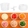 thumbnail image 4 of Cortador de ajo eléctrico,Picador de ajo eléctrico Cortador de alimentos Picador de verduras Licuadora Tecnología avanzada, 4 of 8