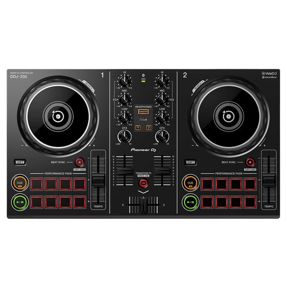 Controlador DJ Pioneer DDJ-200 inteligente de 2 canales Negro
