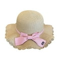 thumbnail image 5 of Straw Hat Hat Sun + Sunscreen Sunshade Children Flower Straw Beach Girls Bag Kids Hat Excavator Summer Bucket Hat for Boys Girls, Foldable Cotton Washed Vintage Cowboy Hat Outdoor Beach Sun Hat, 5 of 5