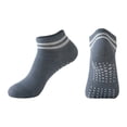 thumbnail image 2 of 6 Pairs Women's Sport Mid-Calf Socks Yoga Socks Dot Glue Non- Grip Ankle Socks, 2 of 3