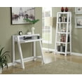 thumbnail image 5 of Convenience Concepts Newport 35 inches Tall Lilly 2-Tier Desk, White, 5 of 5