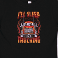 thumbnail image 4 of Inktastic Truck Driver Funny Big Rig Truck Driving Boys or Girls Baby T-Shirt, 4 of 5