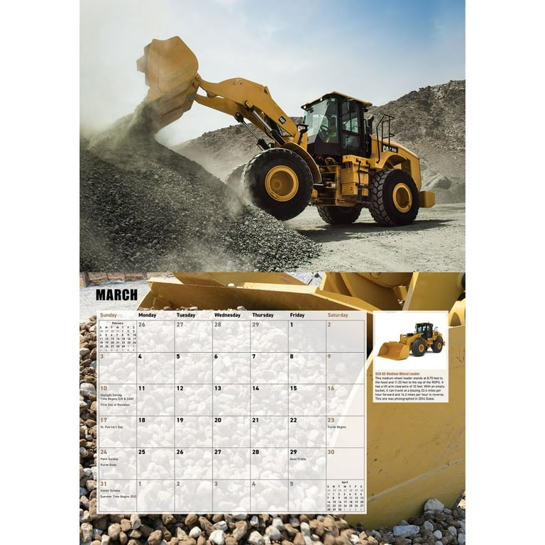 Caterpillar Calendar 2024 (Other) - Walmart.com