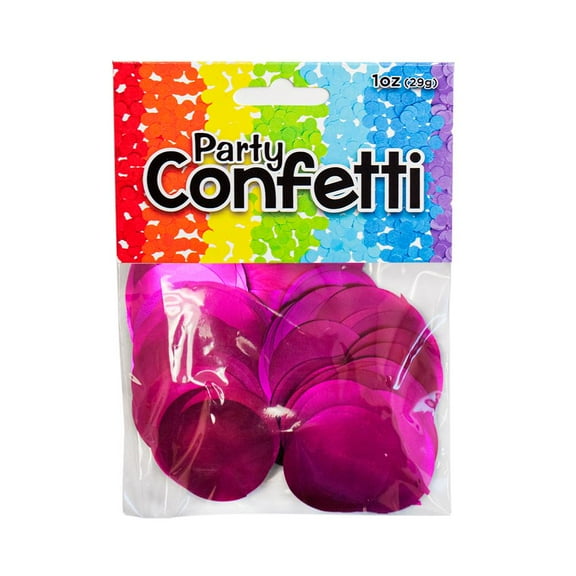 LOONBALLOON Bachelorette Balloons, CHROME CONFETTI - MAGENTA