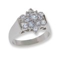 thumbnail image 1 of White CZ Classic Designer ring, 1 of 1