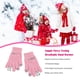 thumbnail image 4 of Qarigey Calentador de manos, accesorios transpirables para niñas, guante con pantalla táctil, guantes cálidos, cubierta de muñeca flexible de varios guantes y mitones Rosado Qarigey AP010193-05B, 4 of 6