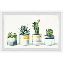Parvez Taj Cactus Is Perfect Framed Painting Print