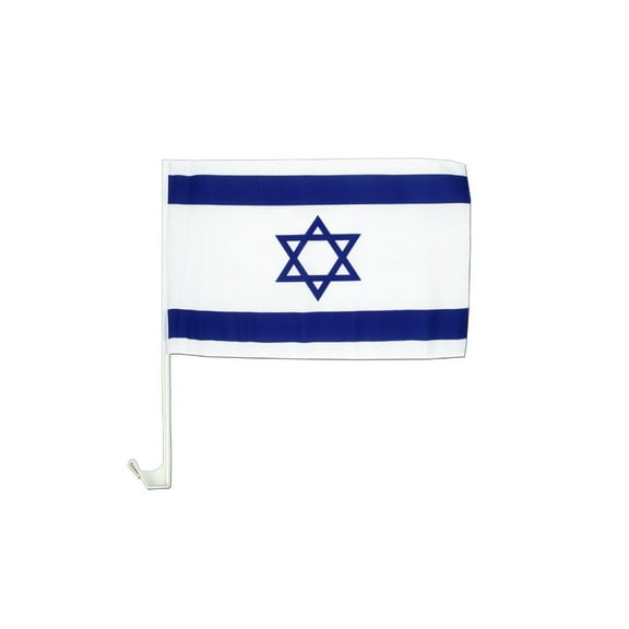 12X18 Israel Car Flag Car Window Clear Flag Car Hand Wave Flag Car Flag US