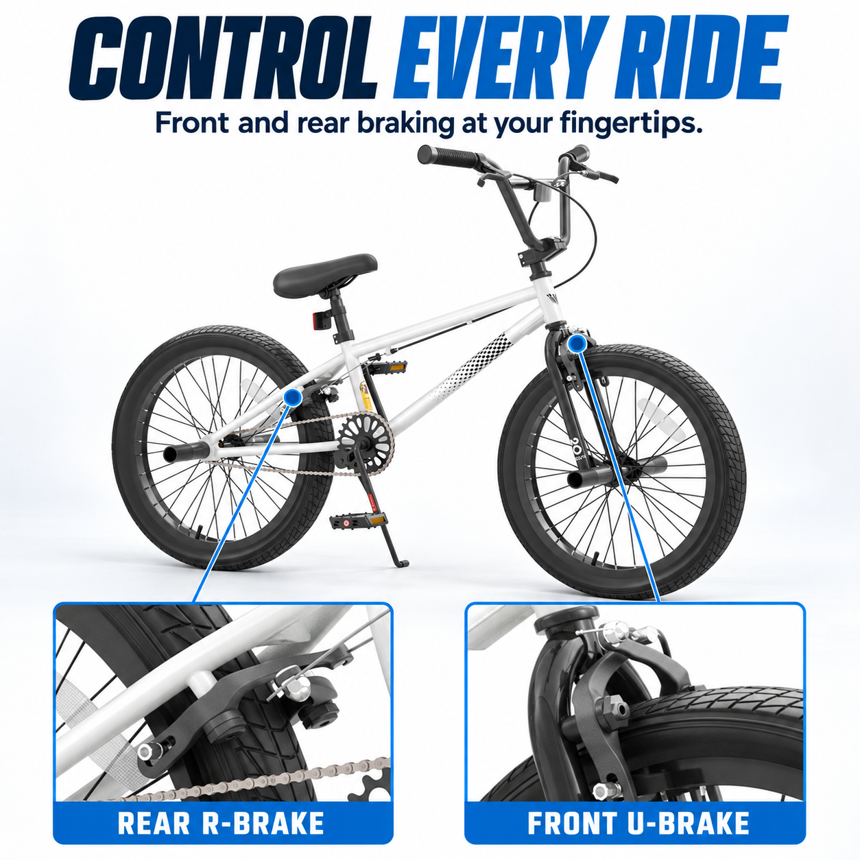 Korimefa 18 Inch BMX Bike for Kids Ages 5-9 photo 5