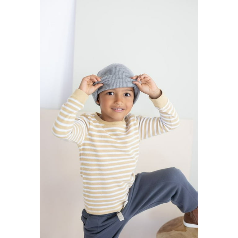 Boys SweaT-Shirt Pack Of 2 12-18M / Grey & Navy / Long Sleeves