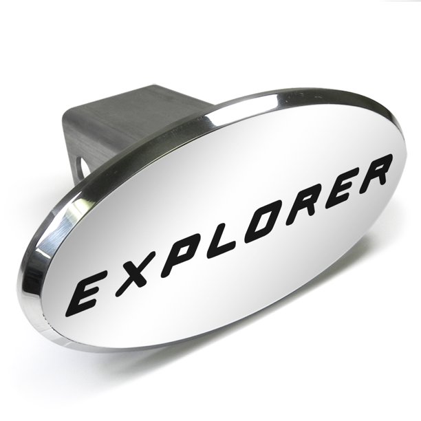 Ford Explorer Oval Aluminum Tow Hitch Cover