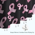 thumbnail image 6 of Pink Breast Cancer Shower Curtain 36"x72" ,Bathroom Decorative Shower Curtains Set with 12 Hooks,Modern Waterproof Washable Shower Curtain, 6 of 6