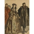 thumbnail image 3 of Jan Matejko 19x24 Black Modern Framed Museum Art Print Titled - Zygmunt II August and Barbara (1858), 3 of 5