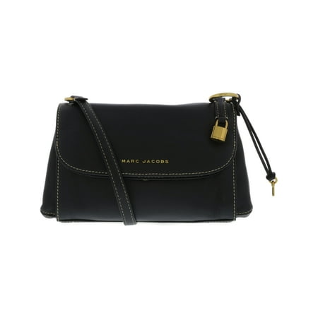 Marc Jacobs Metallic Tote - Marc Jacobs Women's Boho Grind Leather Shoulder Bag - Black / Gold