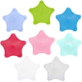 thumbnail image 1 of Colador de fregadero de silicona, 8 piezas Cubiertas de drenaje de ducha de estrella Colador de protección de tapón para trampa de cabello y suciedad TUNC Sencillez, 1 of 5