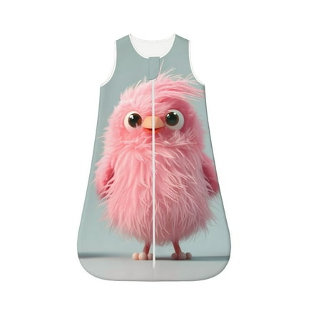

Rocae Adorable Pink Fluffy Birds for Baby Unisex Sleeping Bag Sack Blanket baby sleep sack Wearable Blanket for Newborns Boys Girls-Small