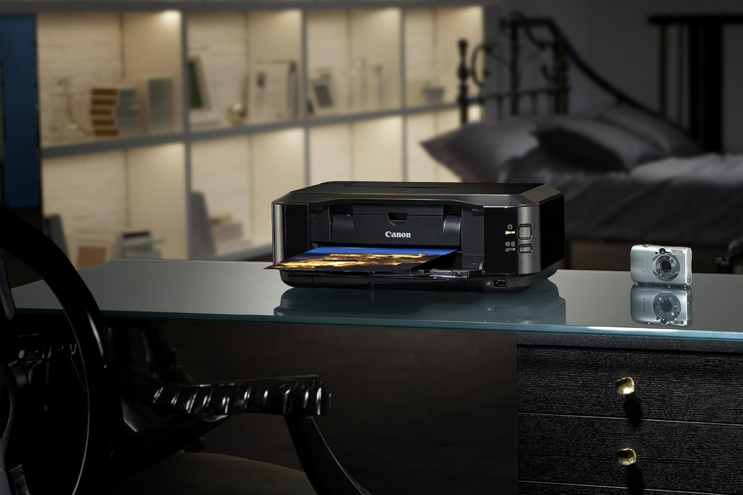 Restored Canon PIXMA iP4700 Premium Inkjet Photo Printer with USB Connectivity Technology - 9ppm Monochrome Printspeed - 9600 x 2400 dpi - 3742B002 (Refurbished)
