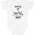 thumbnail image 3 of Inktastic Pittie Life is Ruff Spotted Pit Bull Boys or Girls Baby Bodysuit, 3 of 5