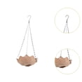 thumbnail image 6 of CarpNettore Hanging Bird Bath Water Feeder Birds Feeder Tray for Garden Hummingbird Tree Pink, 6 of 9