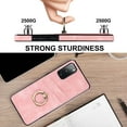 thumbnail image 6 of PU Leather Case for Samsung Galaxy S20 FE 6.5 Inch with Ring Holder Kickstand Card Slots Slim Fit Cover, Soft TPU Bumper Shockproof Non-Slip Protective Phone Case for Samsung Galaxy S20 FE,Pink, 6 of 17
