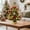 Red, variant on FeiFu Mini Christmas Tree Desktop Decoration DIY Kit Small Artificial Tree with DIY Ornaments for Home Office Desk Holiday Decor
