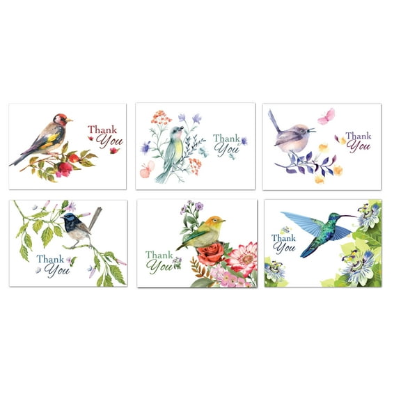 Stonehouse Collection, Wild Bird Postcards Collection, 36 Total Cards, 6 Unique