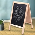 thumbnail image 5 of CTIRCHIU Double-Sided Mini Wooden Letter Board with Black Chalkboard , Erasable Display for Home, Office, and Decoration, 5 of 8