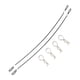 thumbnail image 1 of Metal R Pins Cable de carcasa de cuerpo para 1/10 1/8 Escala RC Crawler Car negro Sunnimix clips de coche rc, 1 of 8
