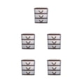 thumbnail image 2 of ziyahi Organizer Storage Drawer - plify Life With Smart Storage Solutions Multi-Layer Desktop Drawer brown three layers 5Set, 2 of 6