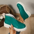 thumbnail image 2 of Green Women Boots With Thick Sole Chunky Heel Comfortable For All Day Wear In Cold Weather Conditions, 2 of 9
