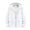 White, variant on Men's UPF 50+ Sun Protection Outdoor Lightweight Full Zip Hoodie Jacket Long Sleeve Fishing Hiking Performance Shirt White XXXL