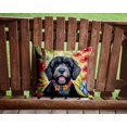 thumbnail image 2 of Portuguese Water Dog Luau Throw Pillow, 2 of 6