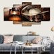 thumbnail image 2 of 5 Uds perfecl Pintura Al Abstracto Moderno Sin marco PVC Wall Art Painting, 2 of 7