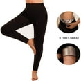 thumbnail image 3 of Sauna Pants for Women Thermo Leggings Sweat Compression High Waist Yoga Pants Hot Training Thermo Sweat Leggings for Womens, 3 of 7