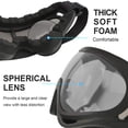 thumbnail image 4 of Lankey gafas para motocicleta, gafas para moto de cross, Motocross, Anti-UV, ajustable, para montar fuera de la carretera, gafas militares tácticas de combate protectoras Lankey Gafas de moto, 4 of 7