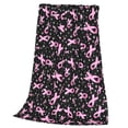 thumbnail image 3 of Bingfone Breast Cancer Awareness (2) Print Flannel Fleece Blanket Throw Blanket For Bed,Sofa,Couch,Travel,Camping(60"X50"), 3 of 9