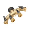 thumbnail image 4 of LOVIVER 3/4 Inch Water Hose Splitter Connector 4 Way Brass Splitter Valve Gardening Lawn, 4 of 6